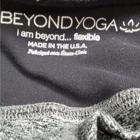 Beyond Yoga Heather Gray Full Length Leggings - Picture 4 of 5